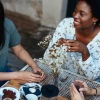 a group of friends having drinks